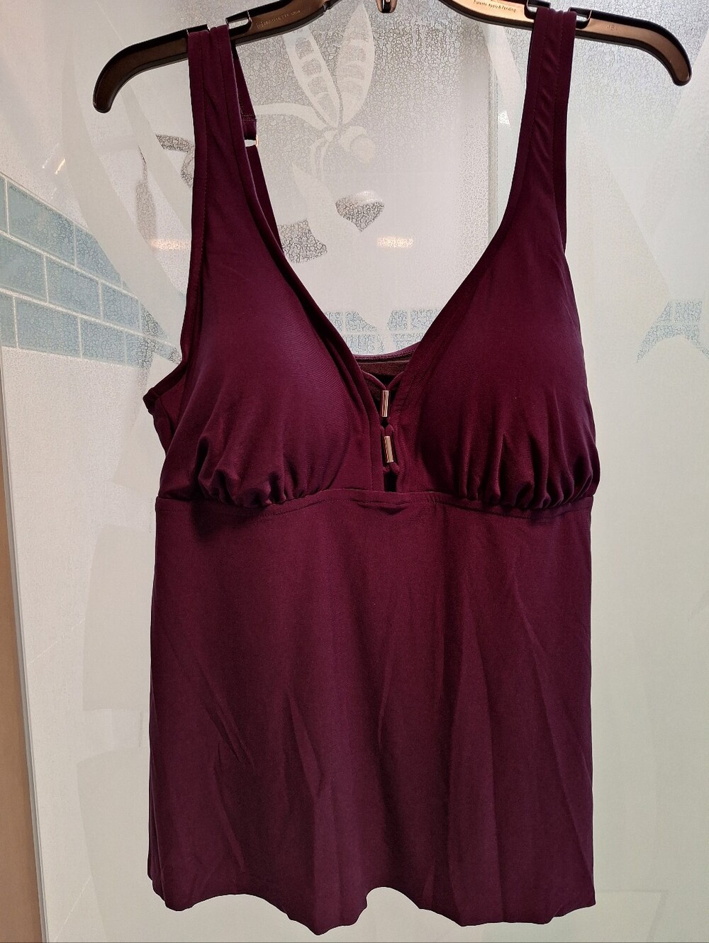 Womens Purple Tankini Size 16